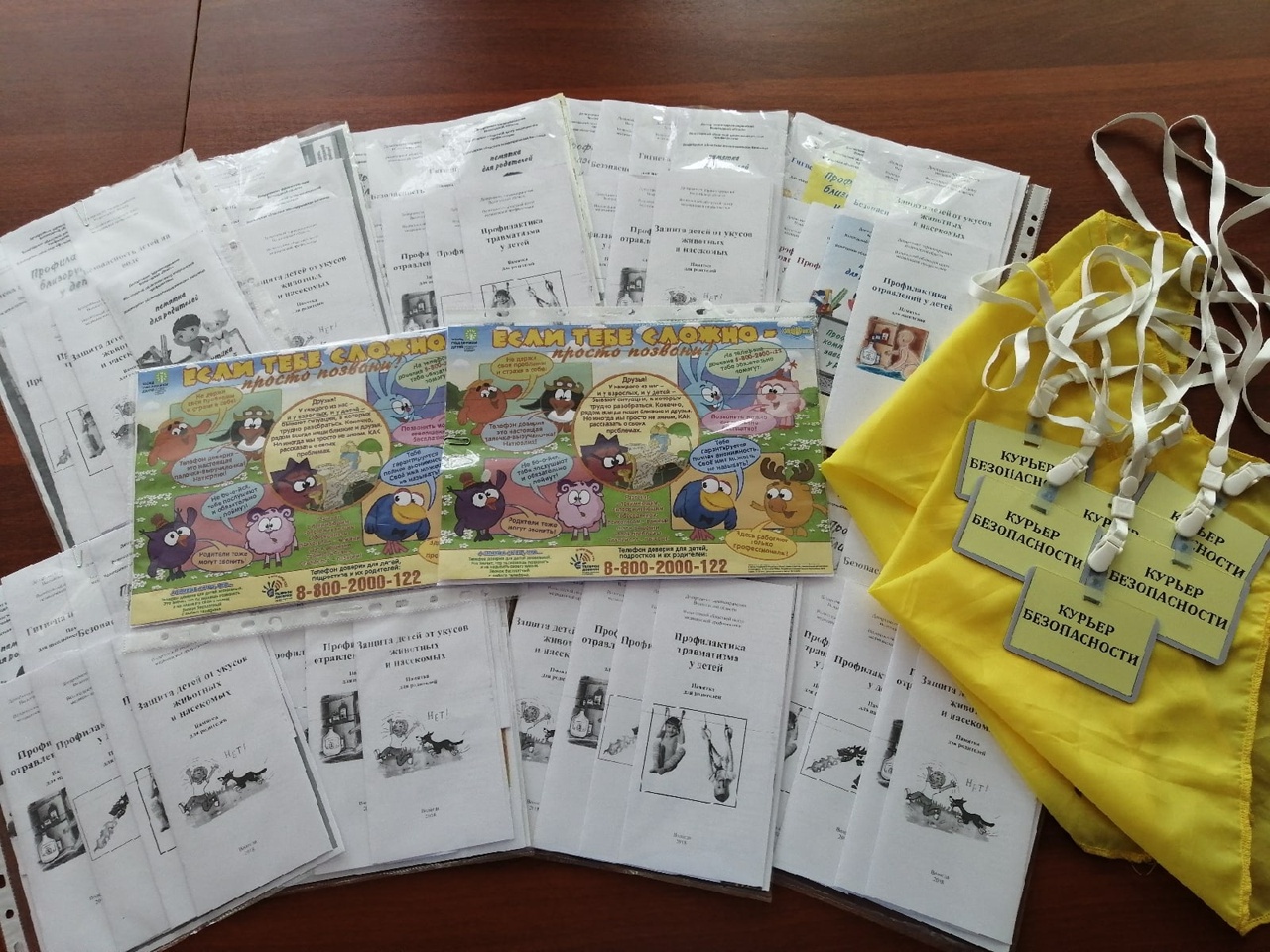 Областная акция "Курьеры безопасности"