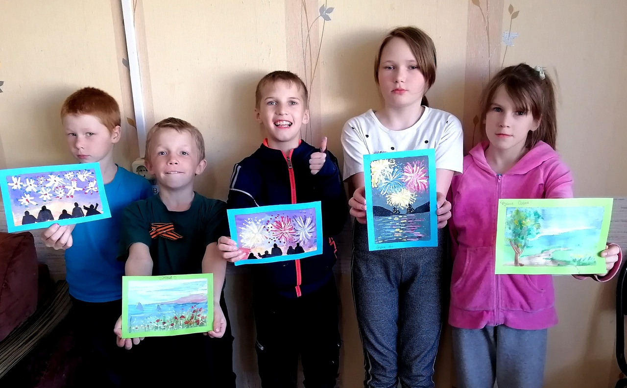 Дети рисуют Победу